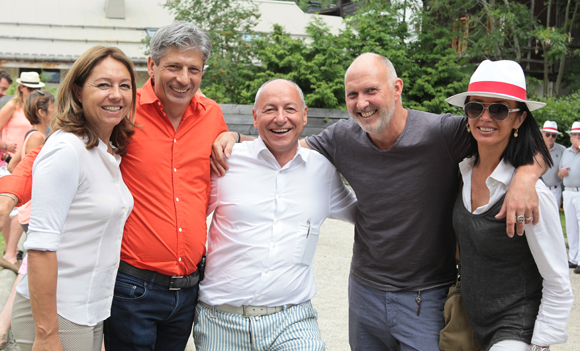 10. Corine et Thierry Glories, Jean-Louis Maier, Régis Betoule et Karine Fontaine