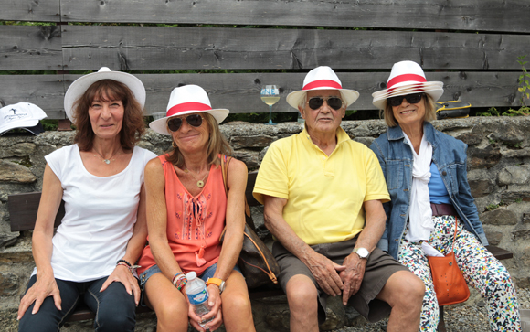 21. Elida Pineau, Catherine Siegel, Michel et Jeanne Reynaud