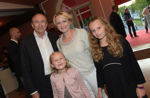 26. Gérard Collomb, sénateur maire de Lyon, Caroline Collomb, leurs filles Clémence et Camille