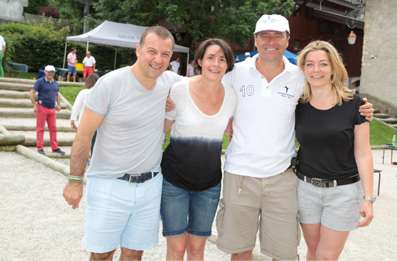 3. Lionel Escot, Christelle Grosselin, Jean-Michel Abou et Delphine Morin