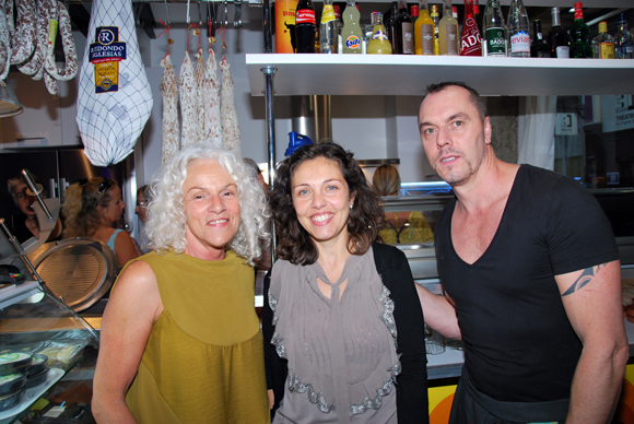 11. Myrtille (Casa Lola), Stefania Manca Maillard (Cuisines Aviva) et Xavier Herry (Casa Lola)
