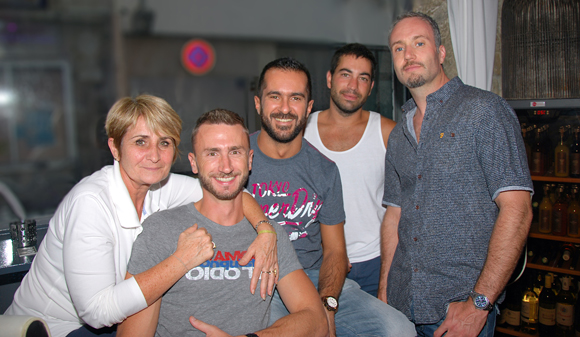 12. Marie-Ange Rabilloud, Guillaume Cordele, Mickele Espa, Thomas Bouffet et Cédric Cuzant