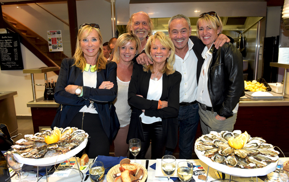 1. Christian Mure (Lyon Gourmand), Alain Dinc (La Tour Rose), Valérie, Corinne, Nicole et Laurence