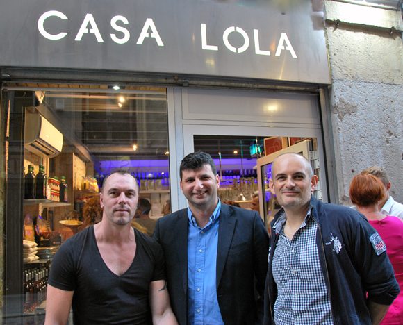 13. Xavier Herry (Casa Lola), Hervé Abitboul (Clyo Systems) et Renaud Lelièvre, le 3e associé du Casa Lola