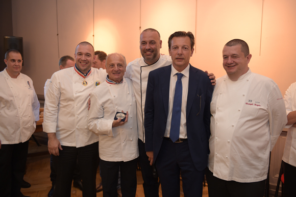 15. Guillaume Gomez, Pierre Orsi, Philippe Bernachon, Pascal Blache et Christophe Marguin