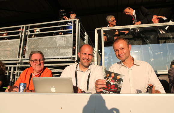 20. Jean-Marie Nauleau, Julien Sanglier et Marc Polisson. Lyon People est de retour au Matmut Stadium