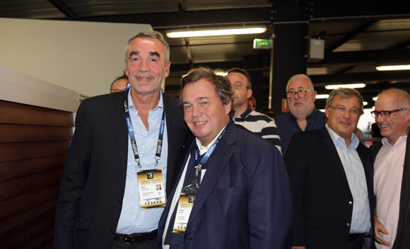 22. Pierre-Yves Revol, président de Castres et Olivier Ginon, président de GL Events 