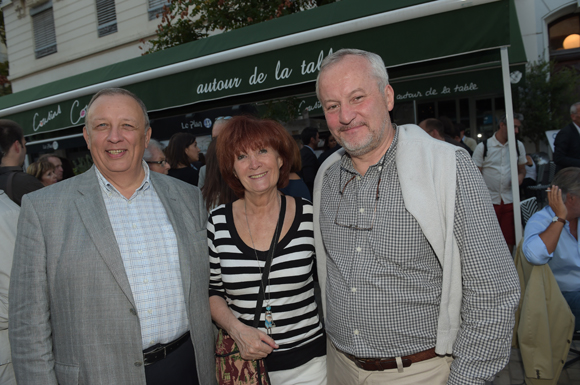 24. Yves Laugier (Morinda), Agnès Chevassus (Blé de l’Espérance) et Régis Habig (La maison du haut-parleur)