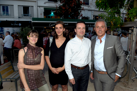 31. Angélique Nebout, Perline Roche, David Thoiron (CEE6) et Philippe Montanay (Maniac Média)