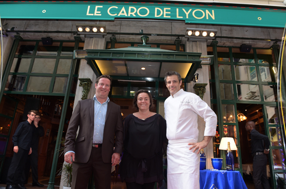 3. Baudouin et Juliette Darras avec leur chef Yannick Decelle