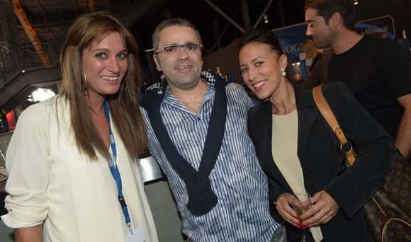 37. Candice Augugliaro (Le Progrès), le chef Olivier Sauzon (L'Argenson) et Charlotte Gaillard (Emballage & Communication)