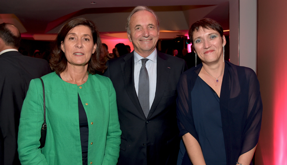 43. Gérard Herrbach, consul du Grand-Duché de Luxembourg, son épouse Marie-Christine et Marie-Hélène Onursal (Sofitel Luxembourg Europe)