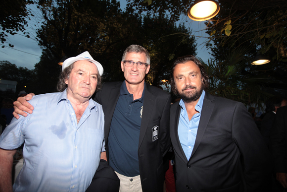 6. Les champions Jean-Baptiste Chanfreau, Gilles Moretton et Henri Leconte