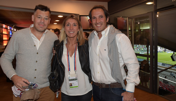 7. Loïc Audoux, Virginie Adnet (OL Média) et Frédéric Rispoli (Sarl Frédéric Rispoli)