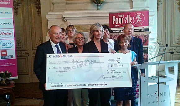 Courir pour Elles. 80 000 euros pour la lutte contre les cancers féminins