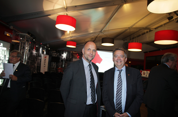 11. Didier Nadal (ERDF) et Guy Mathiolon, PDG de SERFIM