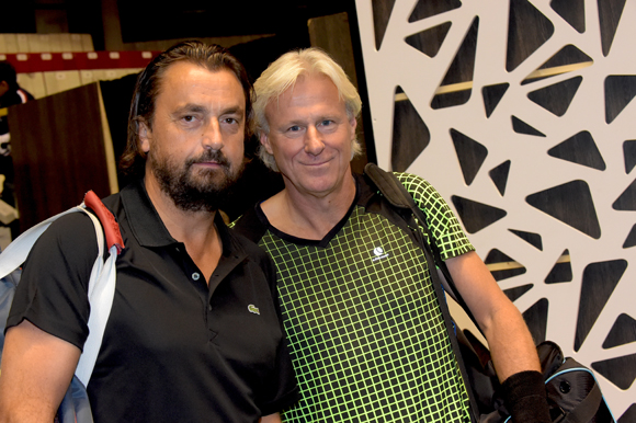 13. Henri Leconte et Björn Borg