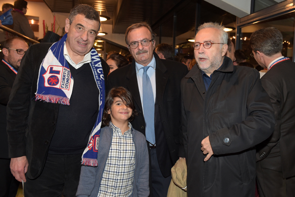 13. Thierry Philip, maire du 3ème , Jean-François Carenco, préfet du Rhône, Mano et Jean-Yves Secheresse, adjoint à la Sécurité