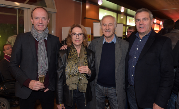 18. Marc Hamel (Nemera), Jean-Claude Voituret, son épouse Jeanne et André Genton (Perastra)