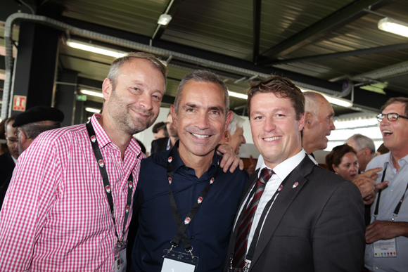 18. Marco (Lyon People), Jérôme Carillon (CGE) et Mathieu Renaud (LOU Rugby) 