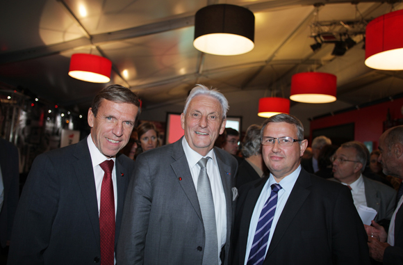 2. Jacques de Chilly (Aderly), Alain Galliano, vice-président des affaires internationales et d’attractivité pour le Grand Lyon et Philippe Lagrange (Véolia) 