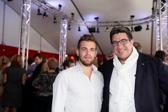 2. Guillaume Delord (Maestria) et Eric Piard, président de l’Arcol Rugby