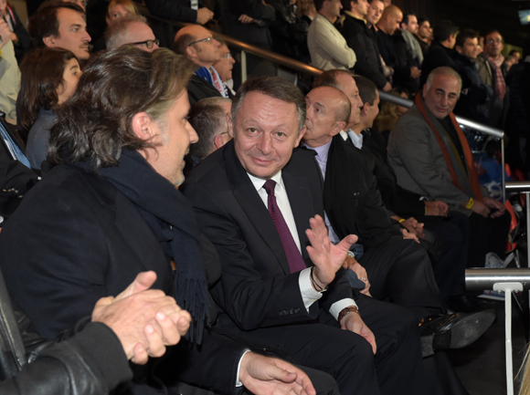 25. Thierry Braillard, Secrétaire d’état au Sport et Vincent Labrune, président de l’OM