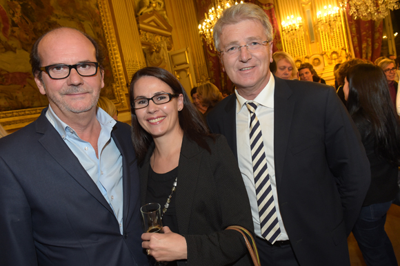 26. Gérard Auboeuf, Aurélie Moretto (Only Lyon) et Pascal Chopin (JC Decaux)