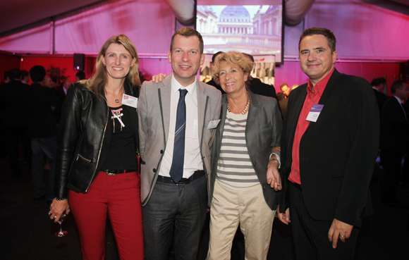 27. Véronique Baco-Antoniali (Avec Abacus Aec), Thierry Vitoz, Dominique Vannelet (Université Lyon III) et Franck Baco-Antoniali (Ideel) 