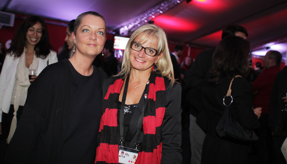 30. Christelle Guillard (GL Events) et Valérie Fetaud (LOU Rugby)