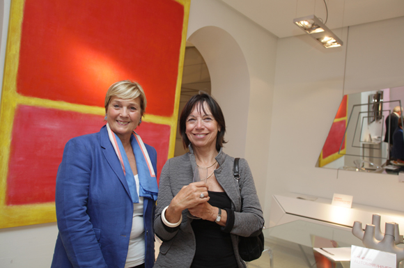 30. Elizabeth Bruyère (Roche Bobois) et Christiane Faynel 