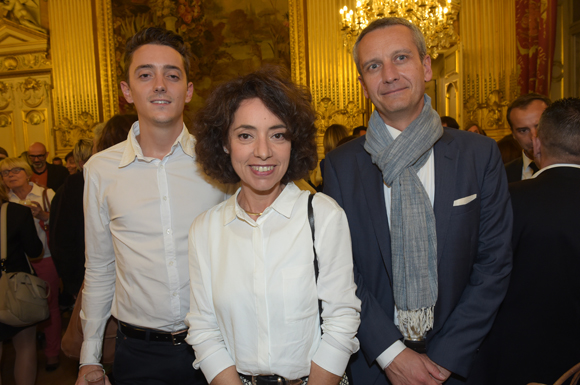 31. Julien Kuhry (Com6), Martine Vila (Université Lyon III) et Philippe Hassel (Apicil)