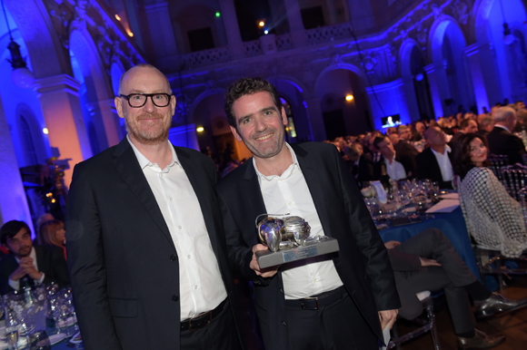 31. Jacques Déronzier (Brake France) et Julien Gautier, trophée Bistronomie (M-Restaurant à Lyon 6ème)