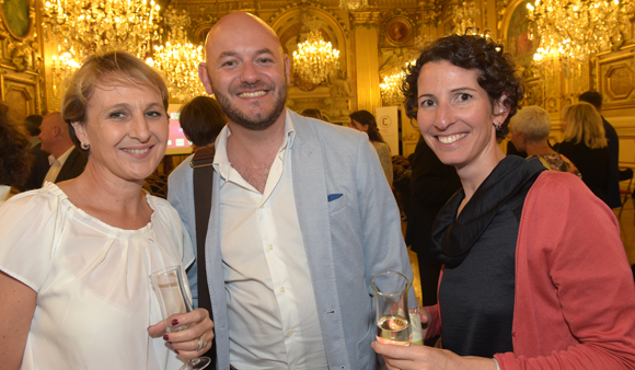 33. Anne Protheau (Université Catholique de Lyon), Wilfried Mercklen (Estri) et Emmanuelle Almendra (CPE Lyon)