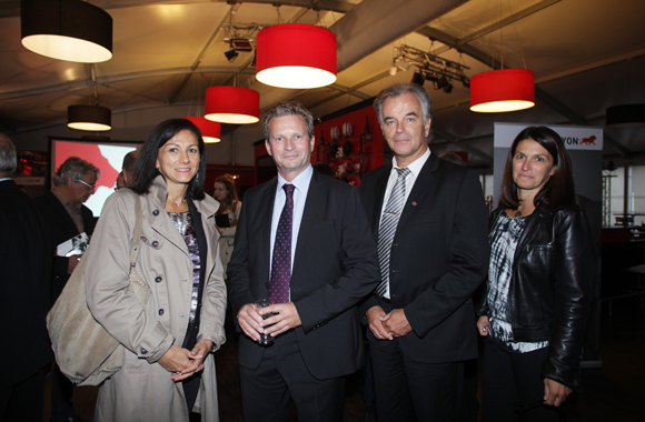 4. Françoise Estienne (ERDF), François Bloch (KPMG), Jacques Longuet (ERDF) et Pascal Ceccaldi (Véolia) 