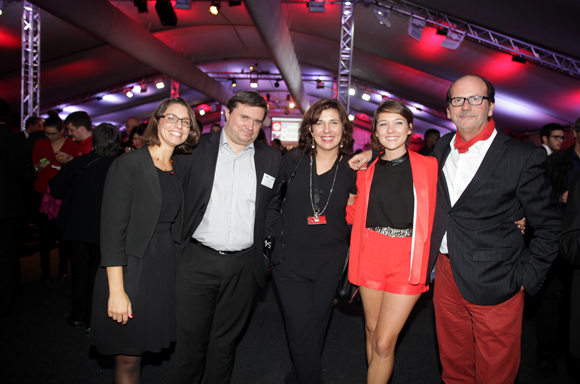 41. Marion, Gérald Bouchon (Lyon Première), Emmanuelle, Marine et Gérard (ONLYLYON)