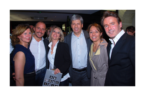 47. Emmanuelle et Pierre Artru, Marion Bondis, Corinne et Thierry Glories (Groupe Floriot) et Christian Bondis