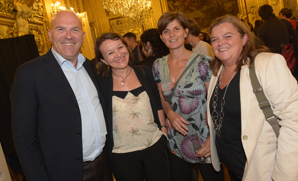 48. Bruno Bonnell, Nadine Castellani (Orange), Severine Durand (Egis) et Dorothée Phelip (Apicil)