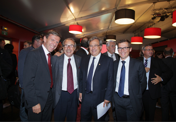 6. Jacques de Chilly (Aderly), Jean-Claude Cennac (Velan), Emmanuel Imberton, président de la CCI de Lyon et Alain Fauveau (CCI de Lyon) 