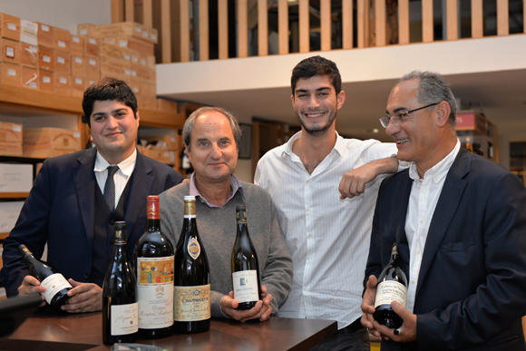 8. Arthur Fazeli, Paul Amsellem (Domaine Georges Vernay), Paul et Ahmad Fazeli