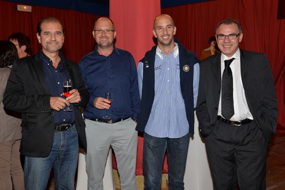 9. Christian Brocard (AMSV), Franck et Cyrille Laubé (CF Plastiques), Marc Labaty (AMSV)