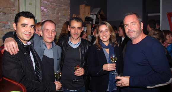 11. Ludovic Campus (Victoria Hall), Gil Kiefer, Vincent Covalo (Bart Party), Katy Chirot (Moët & Chandon) et Paulo Donjon (F&K)