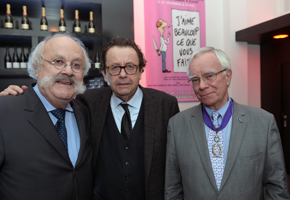 1. Jean-Pierre Bessard (Canhumanitaire), Philippe Vorbuger (Comédie Odéon) et Jean-Pierre Biot (Amopa)