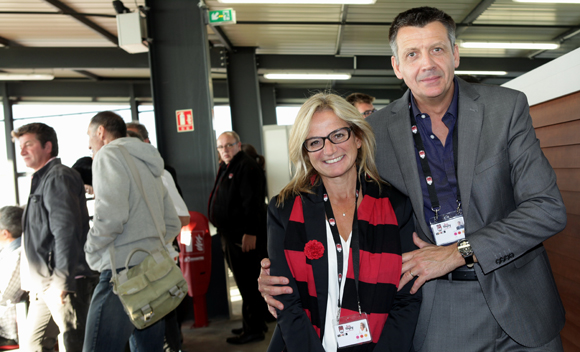 22. Valérie Fétaud (LOU Rugby) et Thierry Bouchet (Champagne de Venoge)