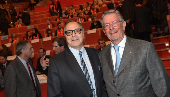 3. Eric Jeantet, président de l’IDRAC et son prédécesseur Hendrik Koopman (DBCRA)