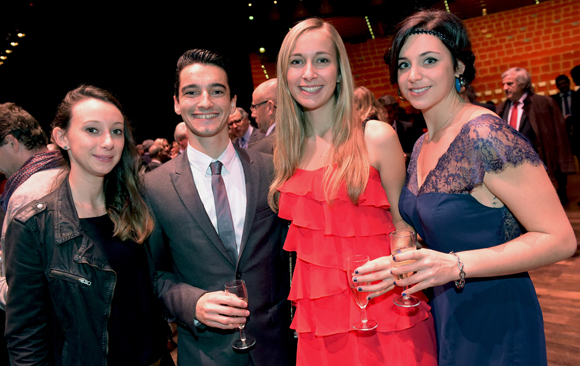 69. Noémie Bertrand, Alexandre Colllongy, Andréa Scappaticci et Marina Tatangelo