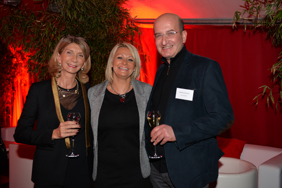 9. Pascale Brunet (Arthur Traiteur), Valérie Loré (La Ruisselière) et Alain Jacquet (Domaine de Bellevue)