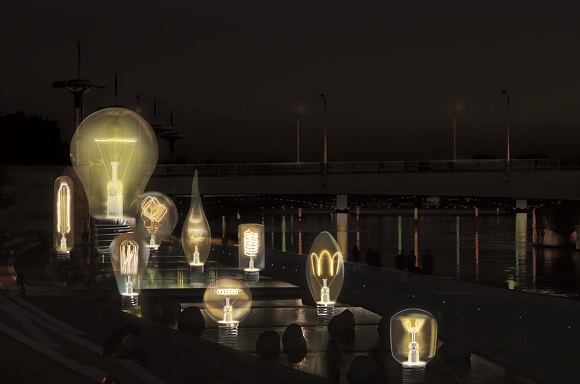 1. Berges du Rhône et Pont de la Guillotière - Incandescence