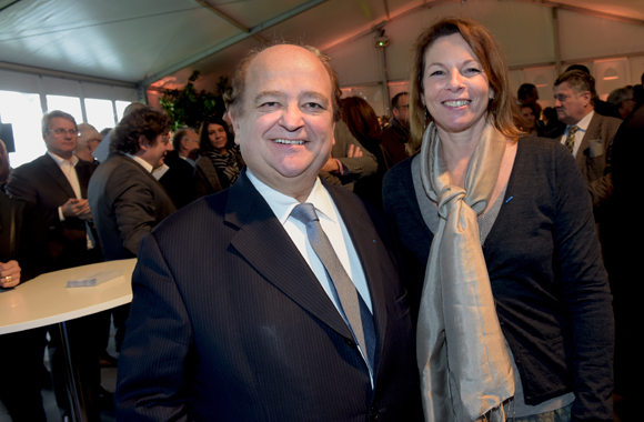 10. Le sénateur Jean Besson, président de Rhône-Alpes Tourisme et Anne-Sophie Condemine, adjointe à l’Emploi