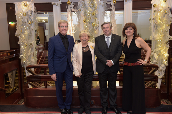 1. Noël Dussous, Claude Nettien (Rotary Club), Nicole Galy et Frédérique Mirato (Horizon Parrainage)